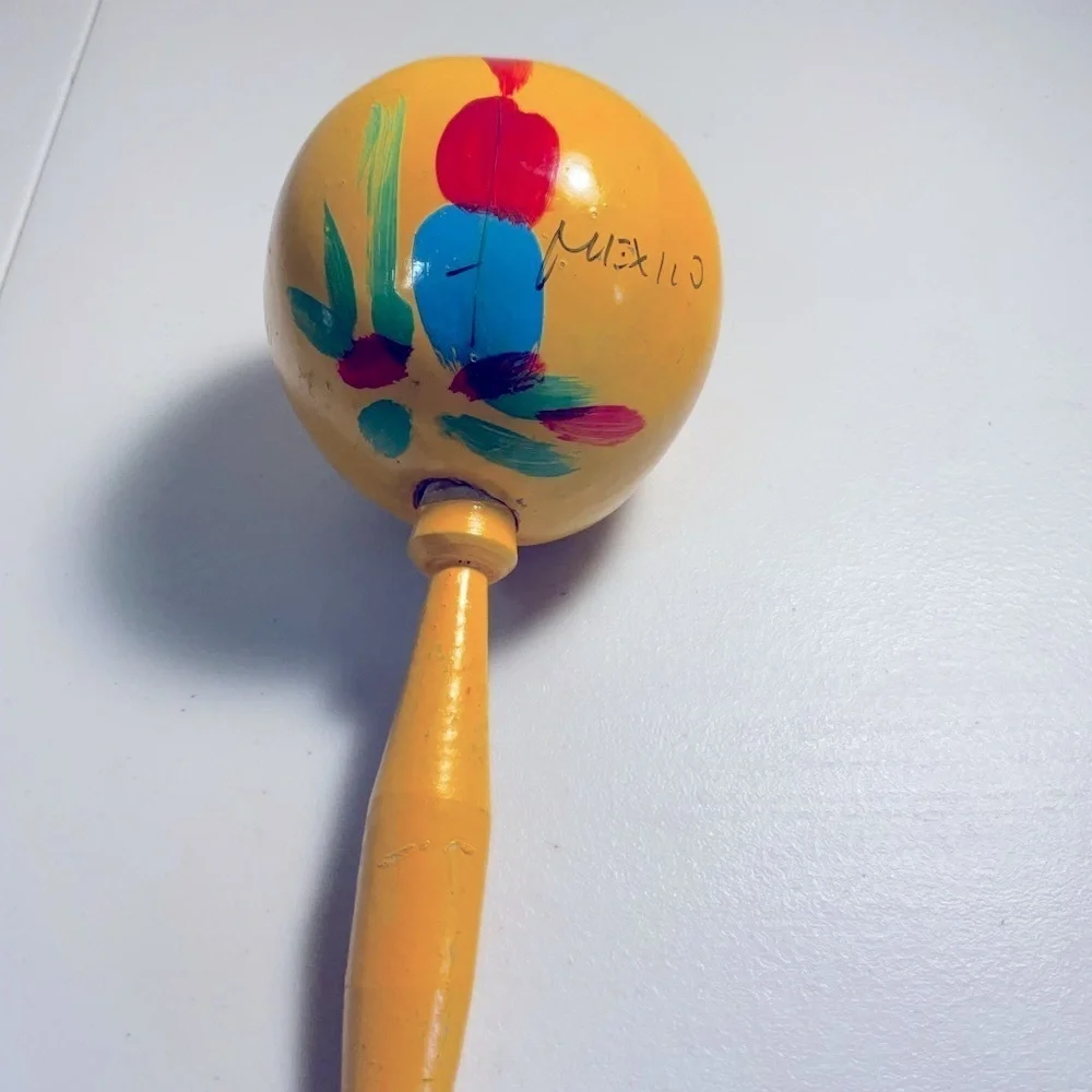Hand-Painted Maraca - Picture 3 of 5
